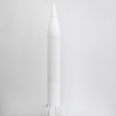Joanna Rajkowska<br />FLG-5000 Rocket (from the series Painkillers II)<br />2015<br />Powdered analgesic, polyurethane resin, life-size cast<br />12 x 107 cm (base width: 21 x 21 cm)