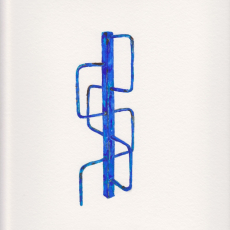 Shaun C. Badham, 'Frame Drawing 1’, 2014, 230gsm , Acid free paper, 27 x 19.5cm
